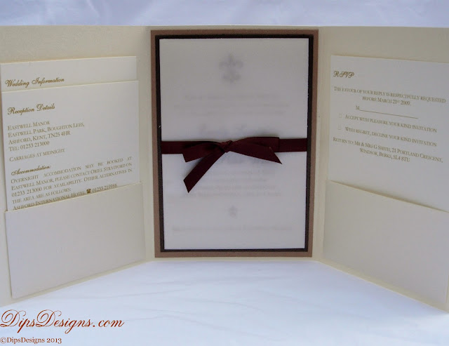Devotation PocketFold Wedding Invitation Ensemble