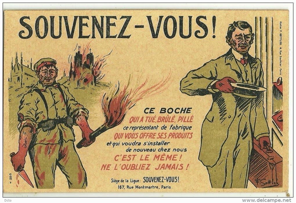 French propaganda ww1 image