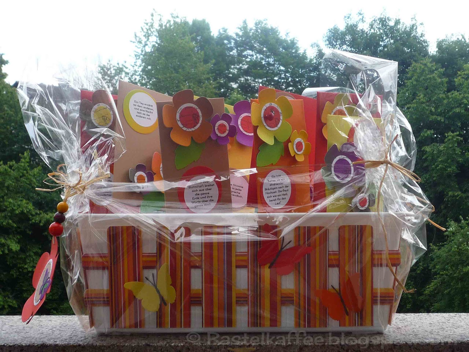 Bastelkaffee Ein Geschenk für Gartenfreunde