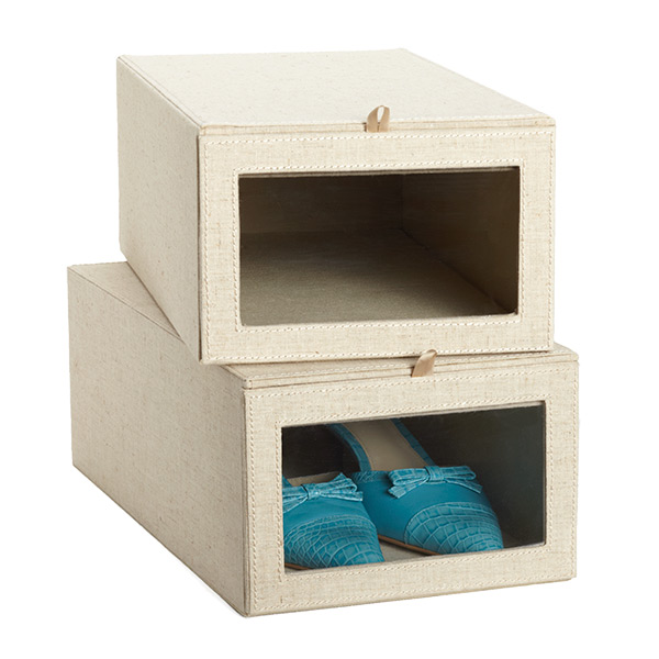 Container Store Linen Shoe Box Container Store Linen Shoe Box