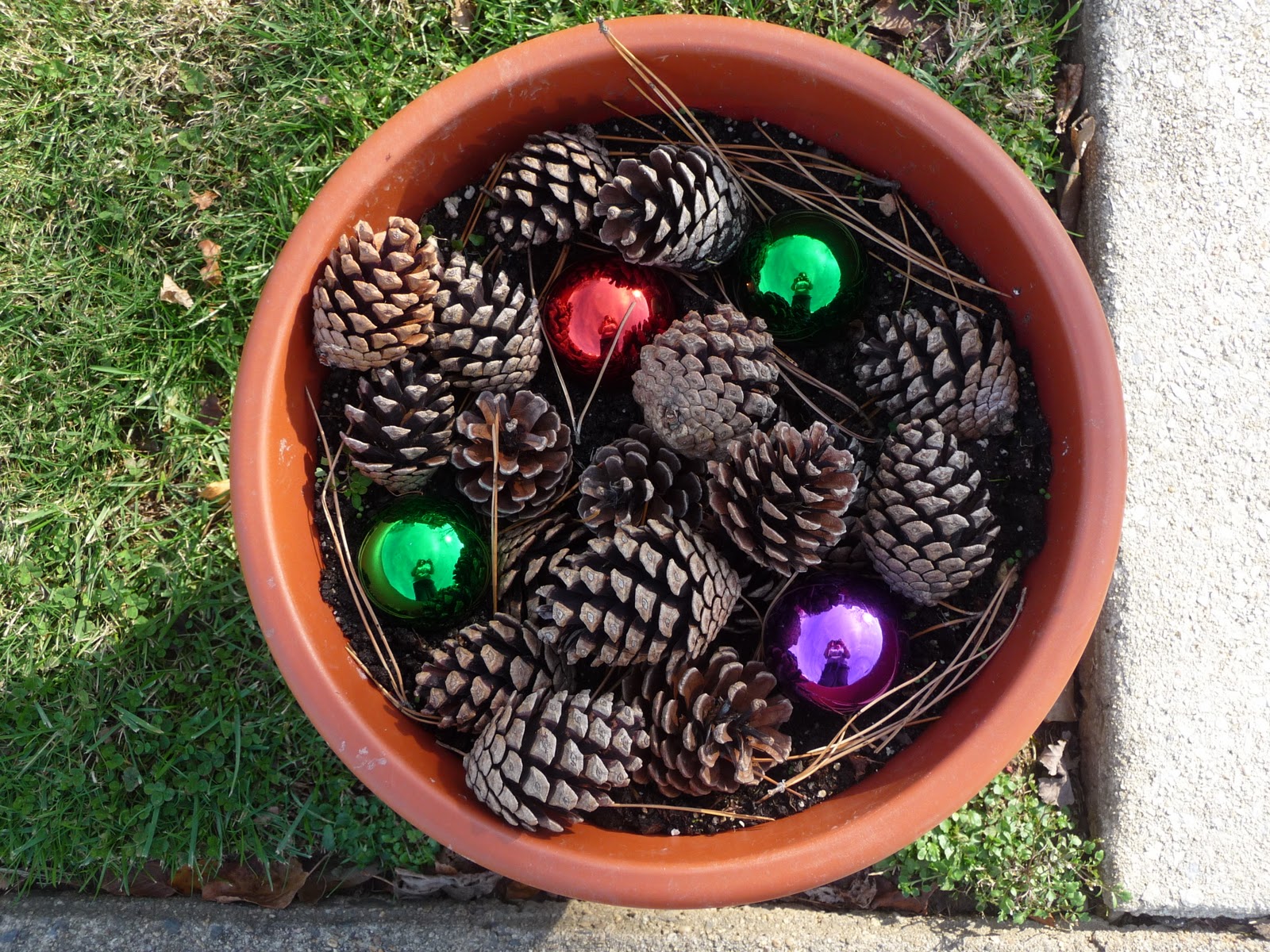 the cape on the corner out, out, damn (empty) pots