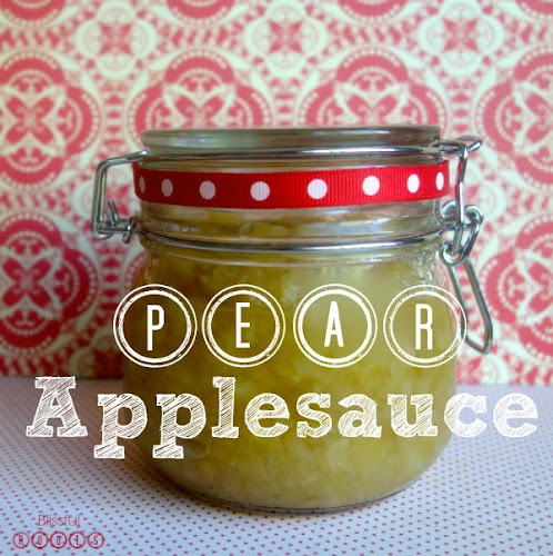 Pear Applesauce from Blissful Roots