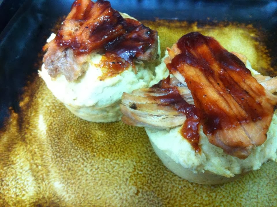 Life and Other Shenanigans Pulled Pork Corn Muffins