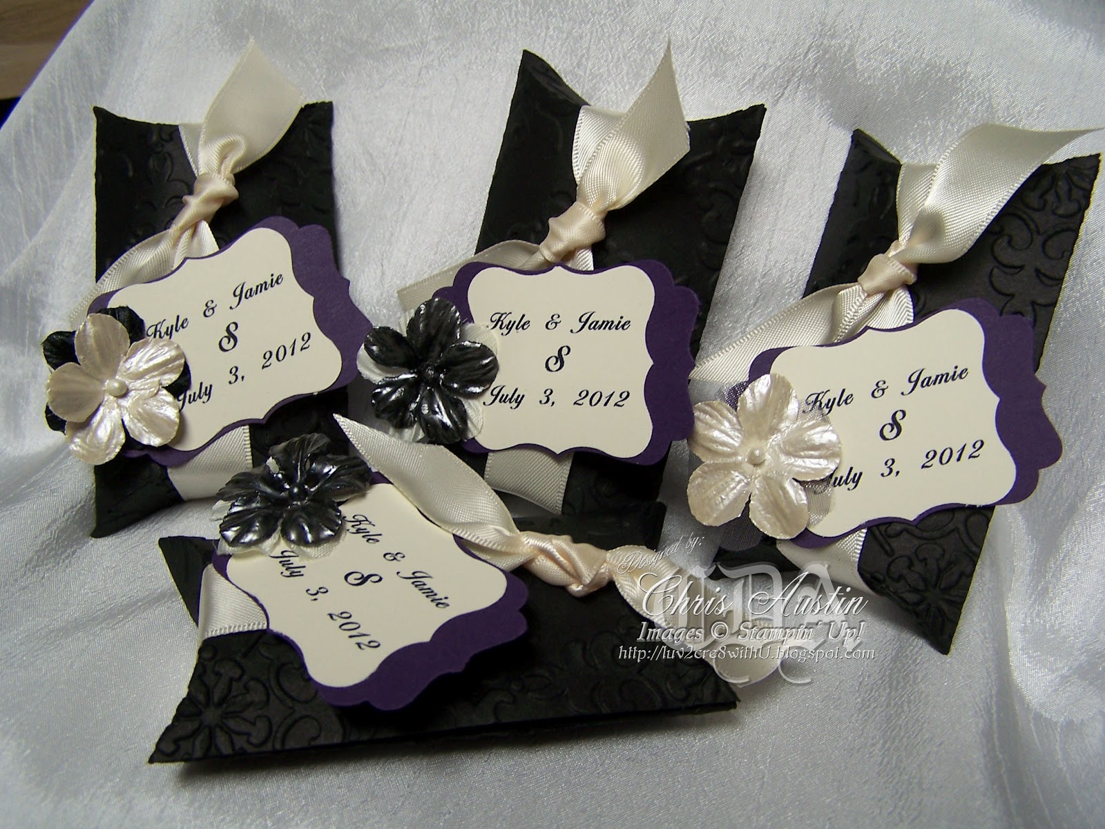 * Luv 2 Cre8 With U! * Pillow Box Wedding Favors