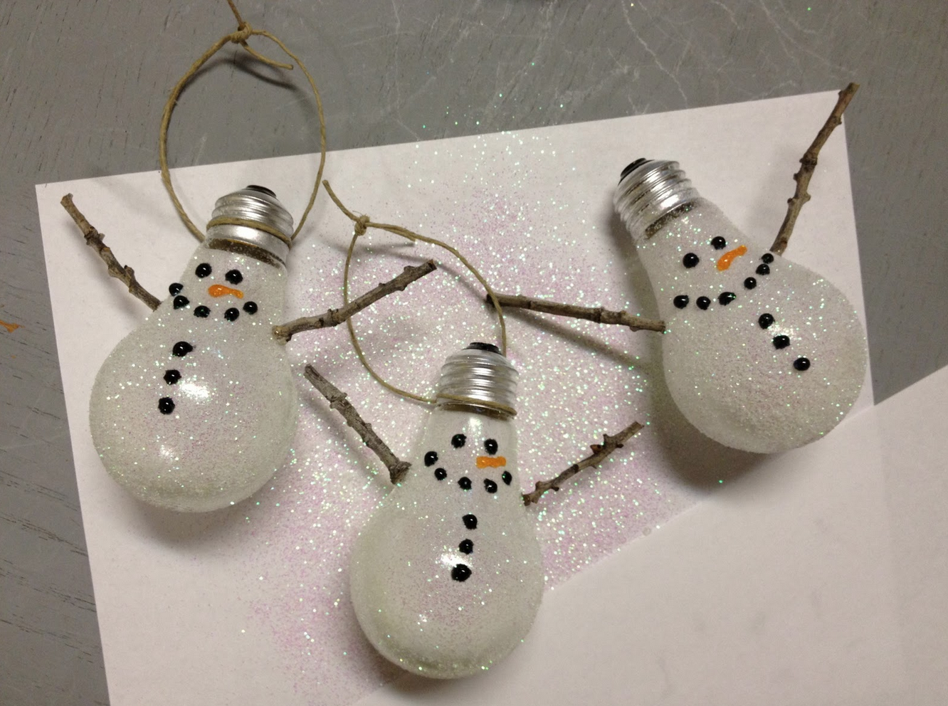 Snowman Ornament Tutorial Kelsey Bang