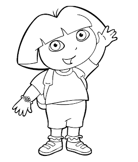 Dora The Explorer Coloring Pages
