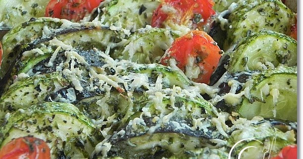 Assado de Abobrinha e Berinjela com Ervas e Parmesão