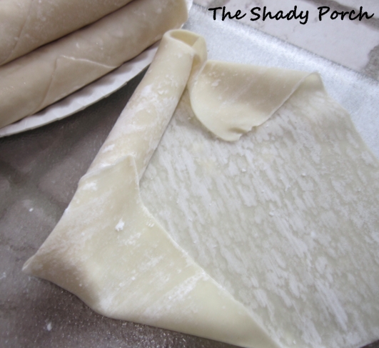 won ton wrappers and string cheese