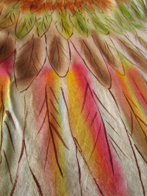 Malowane Koszulki: Malowanie metodą na mokro poradnik.