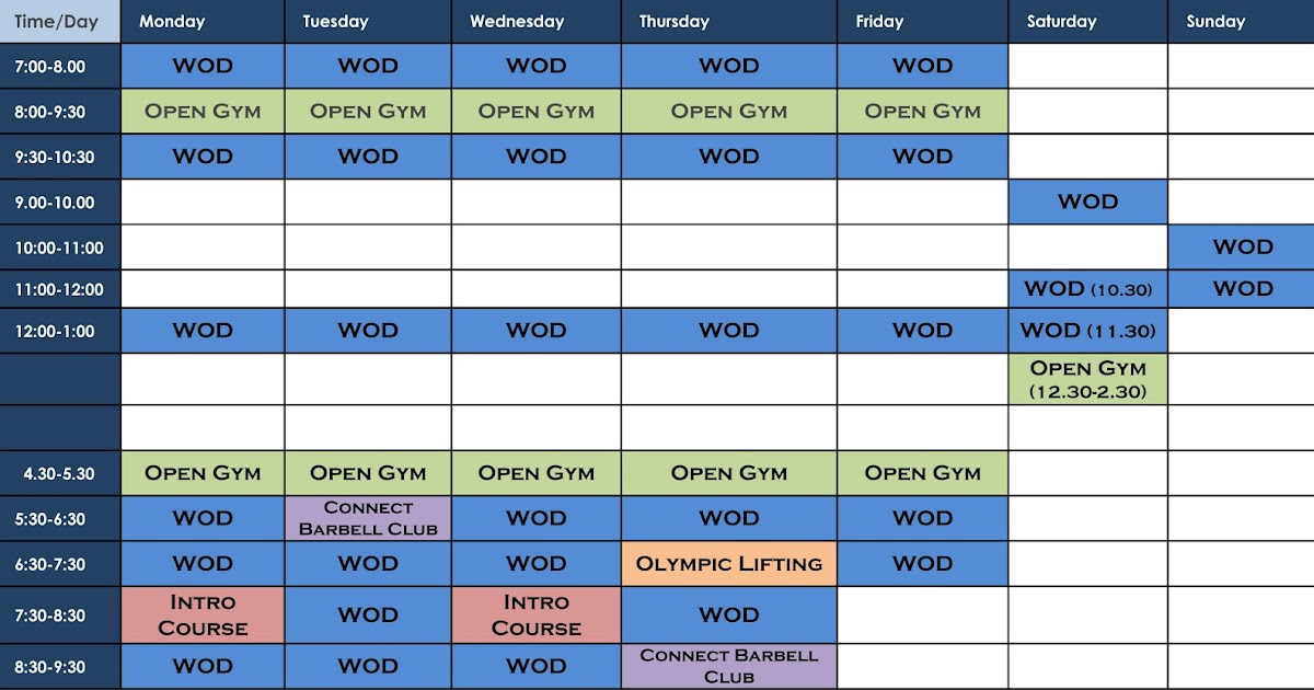 timetable excel