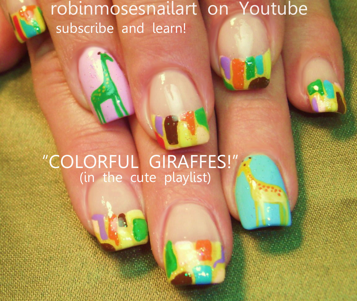 Robin Moses Nail Art summer fun nails, umbrella nails, bikini nails