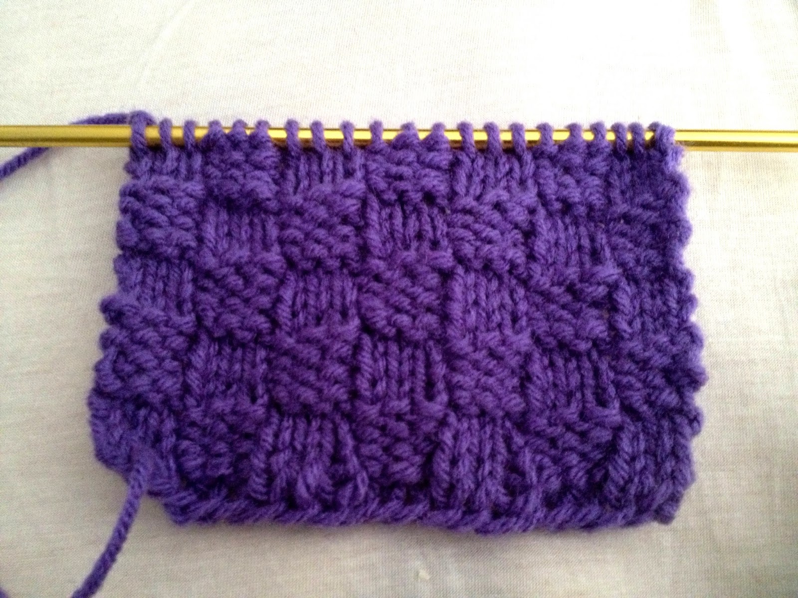 Knit Your Life: How to Knit the Checker Board Stitch