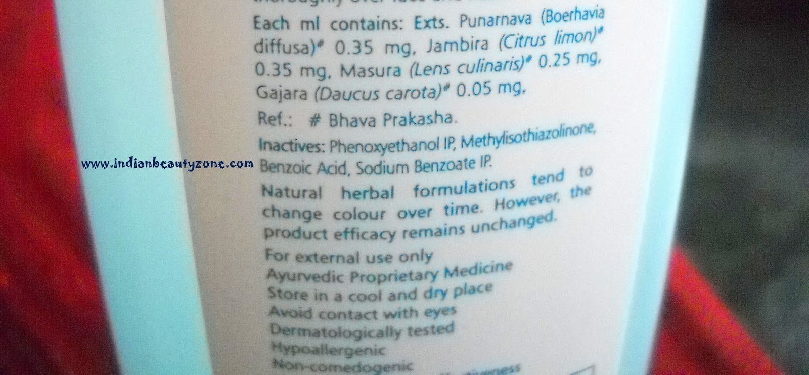 Indian Beauty Zone Himalaya Herbals Refreshing & Clarifying Toner Review