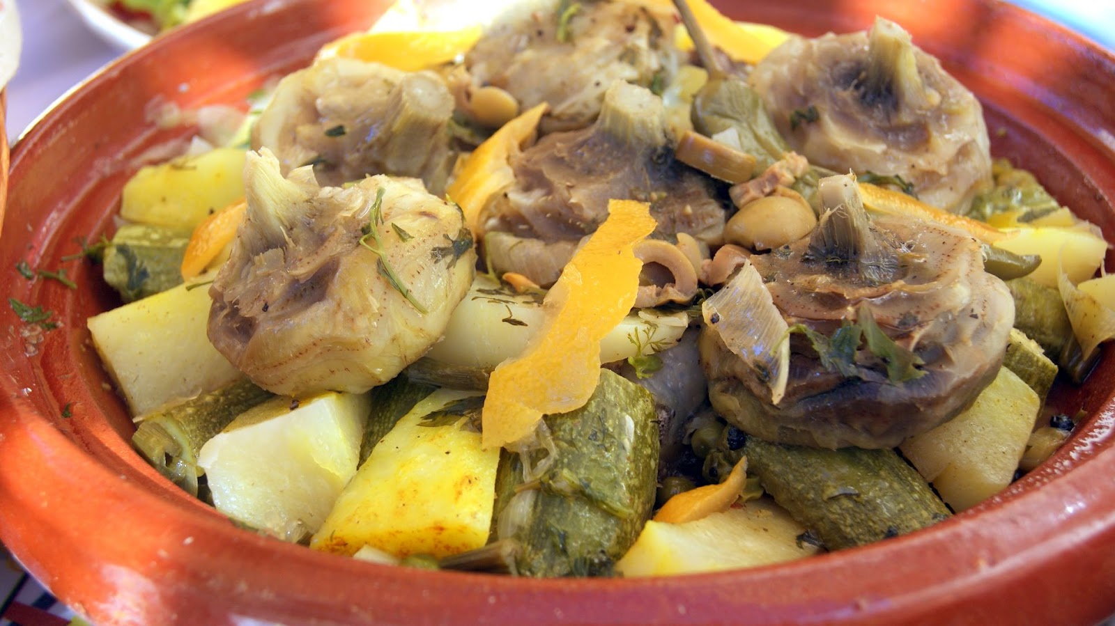 Slow cooked seasonal tagine It's all about vegetables! Fleur d