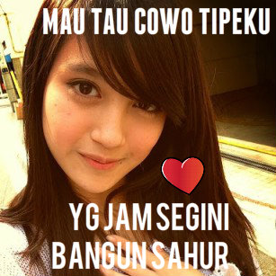 Gambar DP BBM Bergerak Sahur Nabilah JKT48 Gambar DP BBM Bergerak Sahur Nabilah JKT48