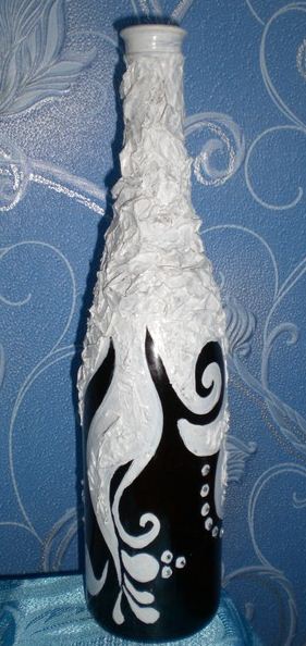Como pintar y decorar botellas de vidrio ~ Mimundomanual