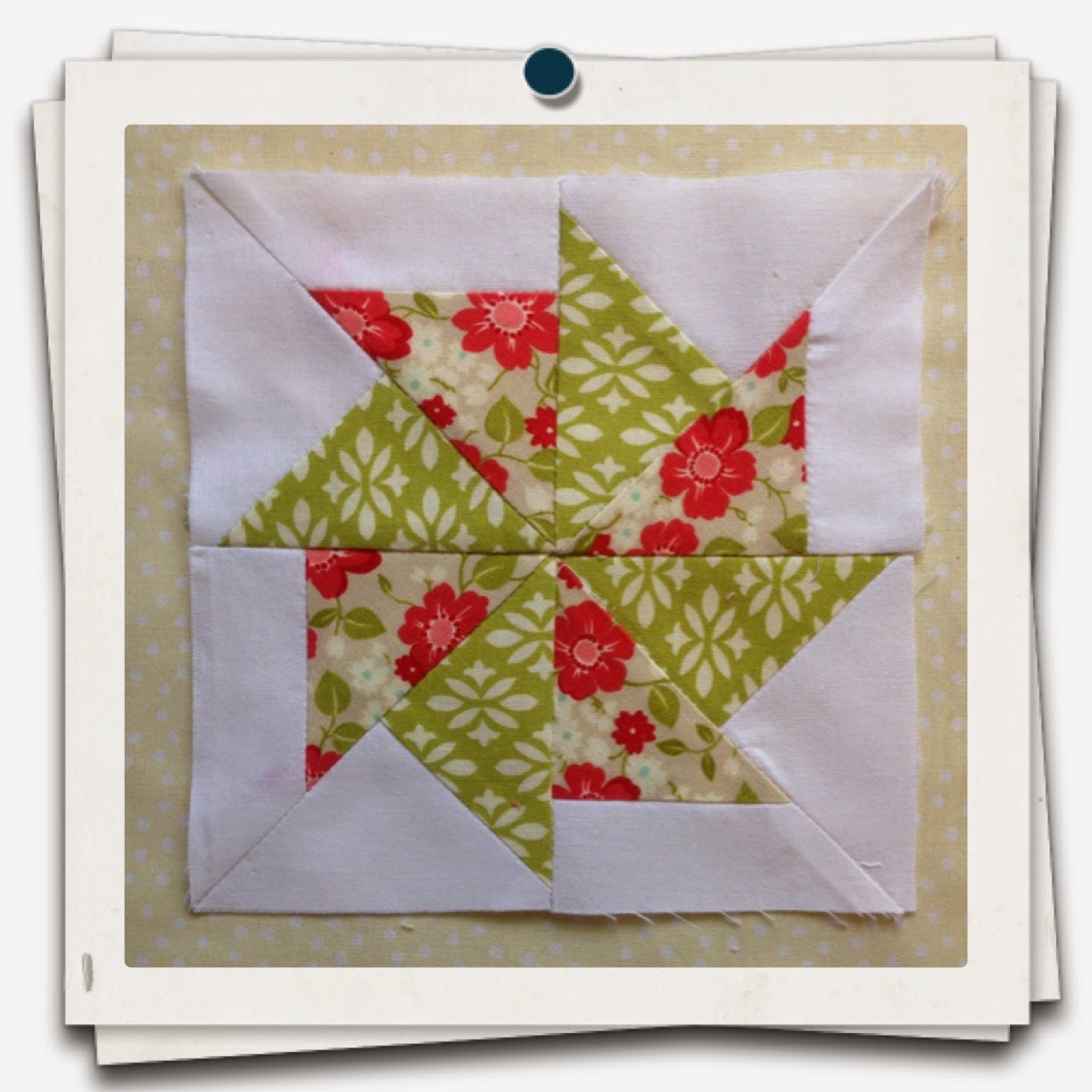 Chatelaine- Free BOW Sampler Quilt Block 3 - Threadbare Creations
