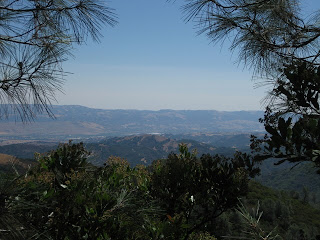 View across the valley from the highest legal access on Mt. Umunhum