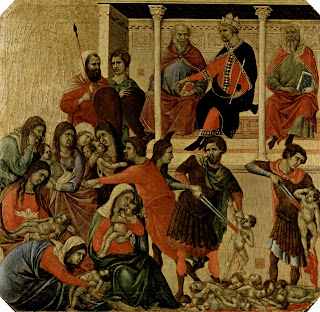 Duccio di Buoninsegna, Masacre de los inocentes Duccio di Buoninsegna, Masacre de los inocentes