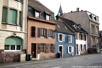 Frankrike, France, hus, house, houses, street, gata, fransk, småstad, small town Frankrike, France, hus, house, houses, street, gata, fransk, småstad