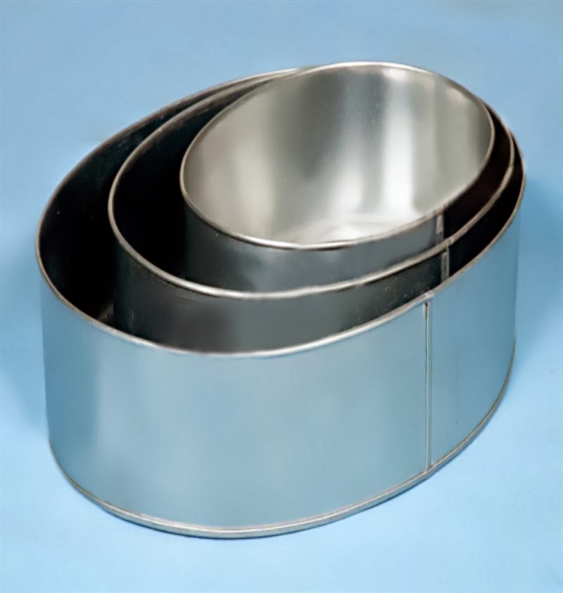 CAKE TIN STORE WORLD WIDE OVAL CAKE TINS
