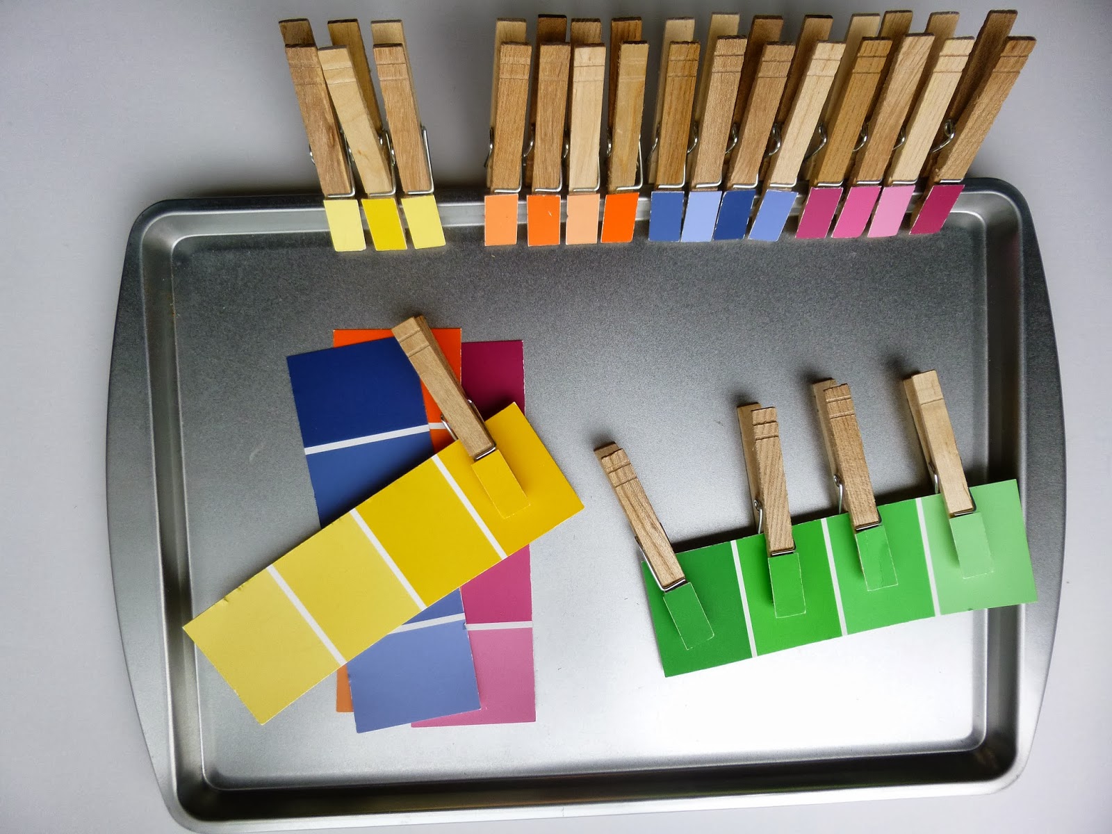 5 Super Easy Preschool Activities Using Paint Chips Simply Sweet Made