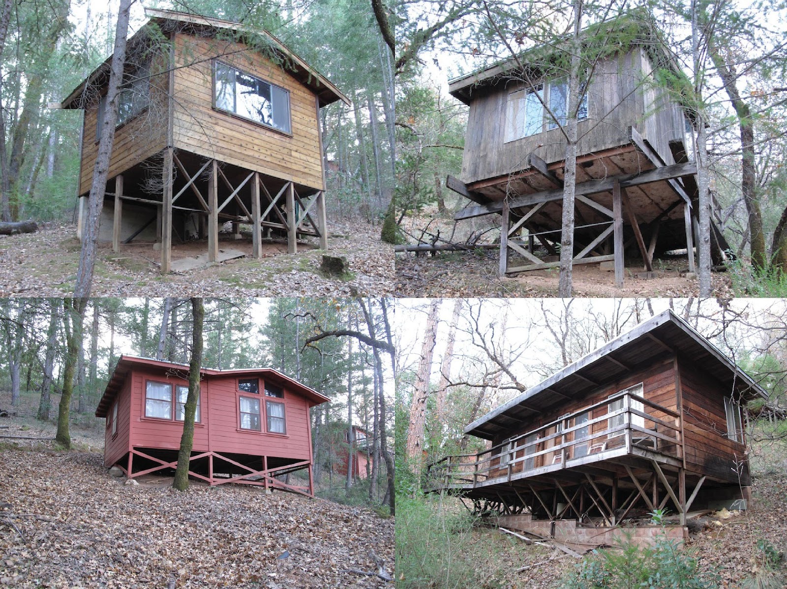 Nature Hillside Building California Nature Hillside Building California