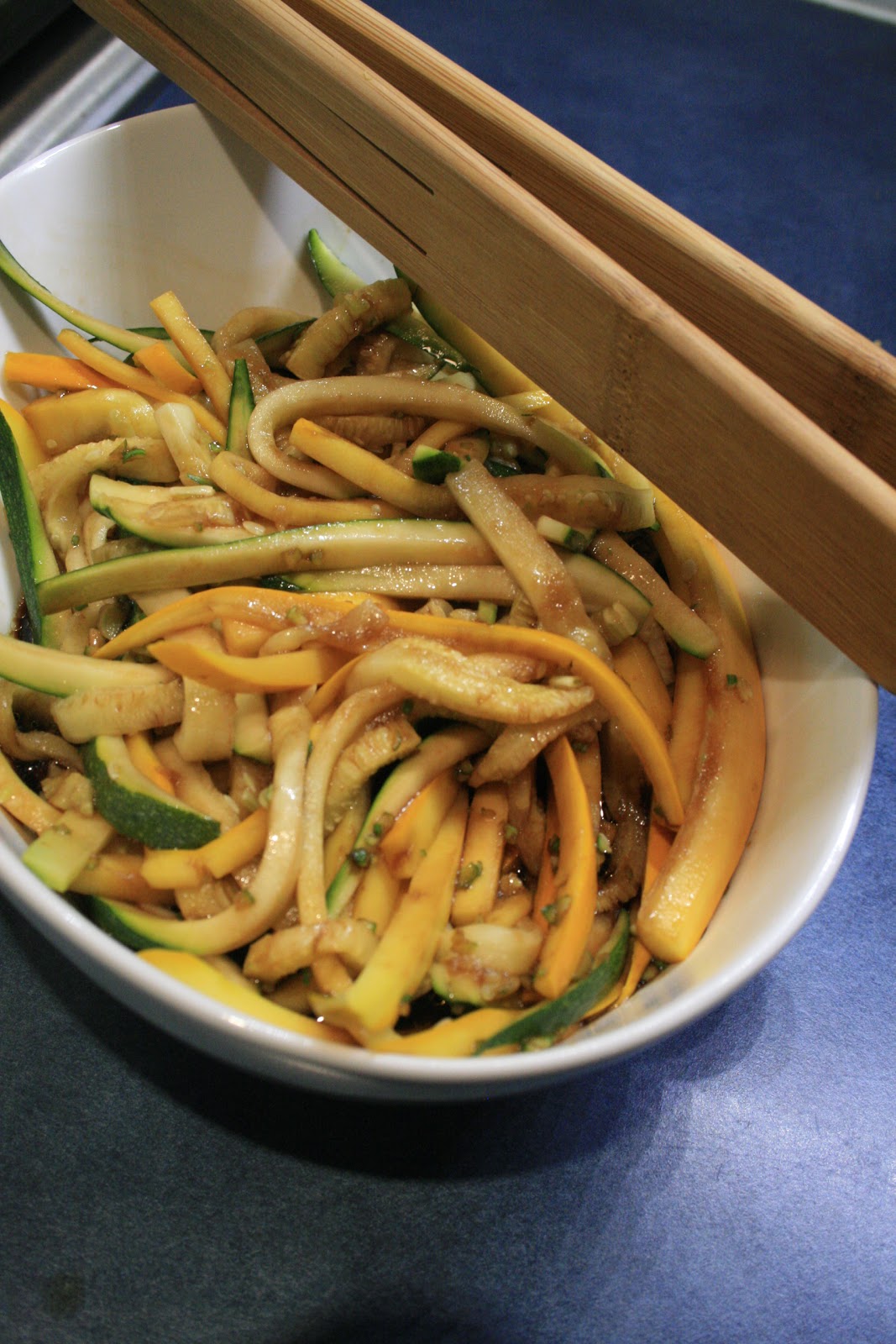 The Stimpson Soup Kitchen: Asian Squash-Noodle Salad