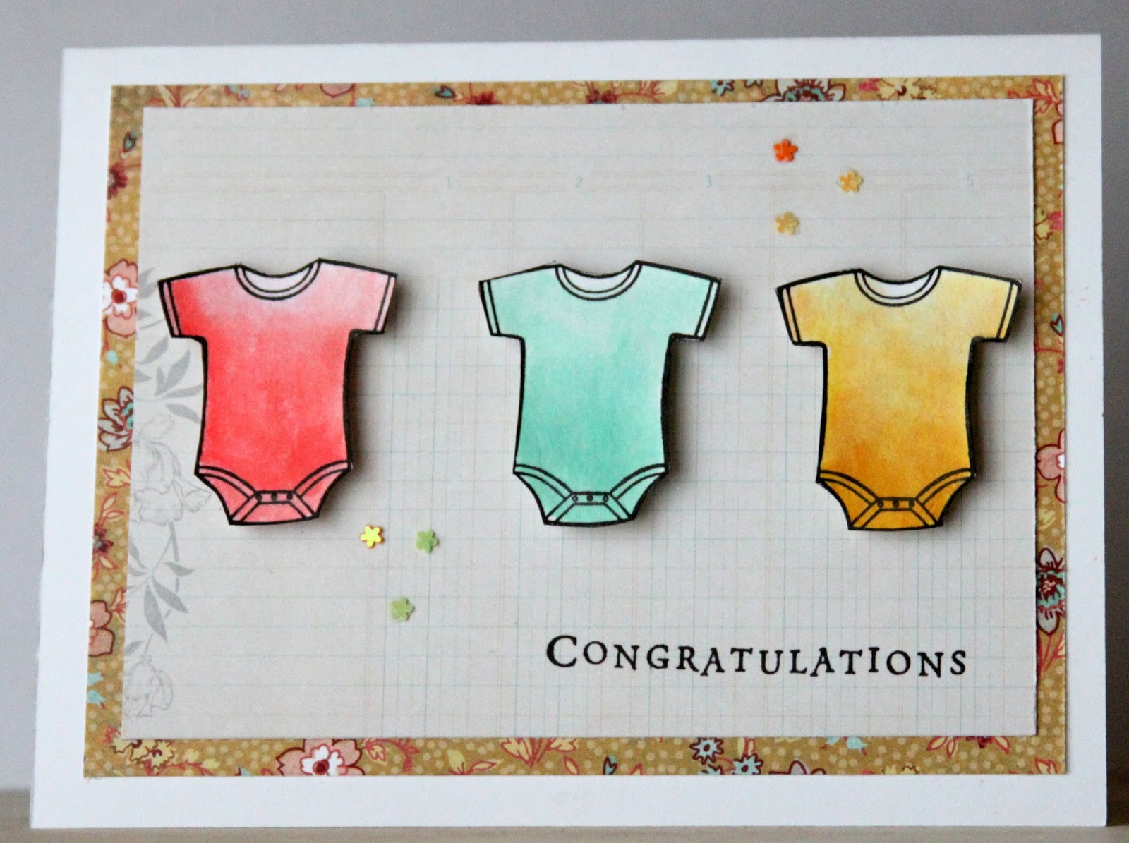 Li'l Buck's Creations Baby Shower Card