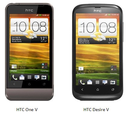 HTC Desire V vs HTC One V