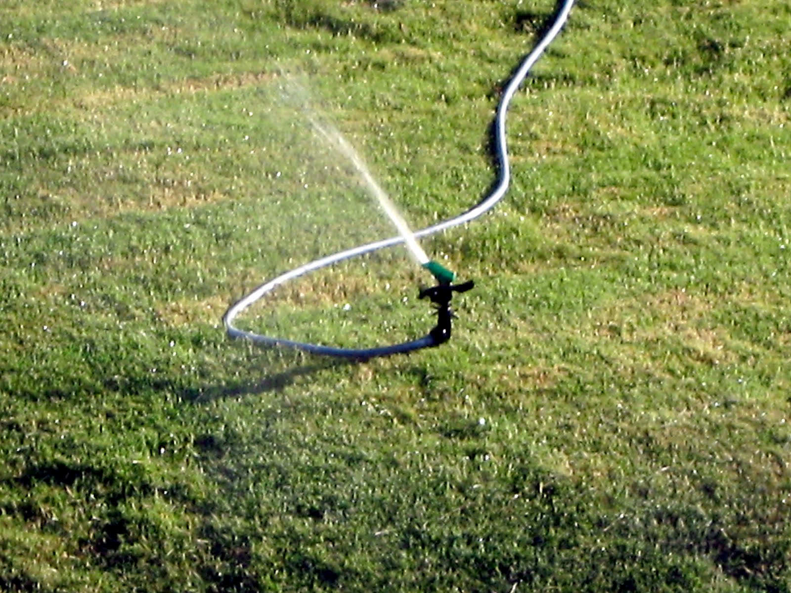 Sprinkler Juice Using an AboveGround Lawn Watering System