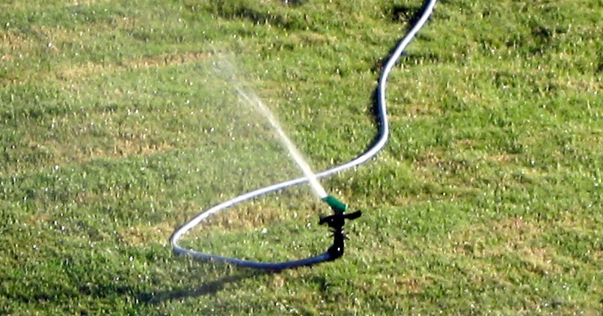 Sprinkler Juice Using an AboveGround Lawn Watering System