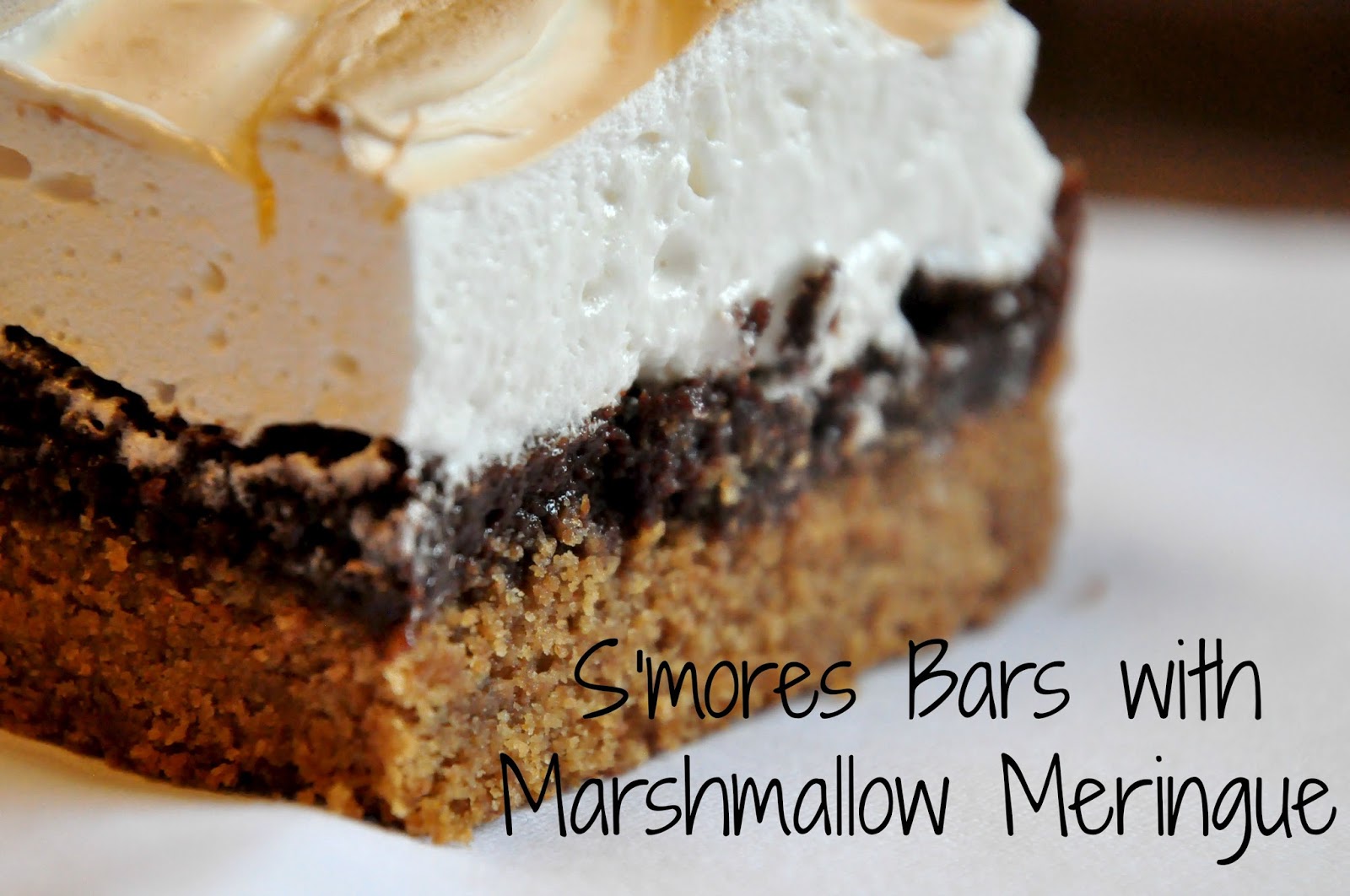 Bite Me S'mores Bars with Marshmallow Meringue and Friday Faves