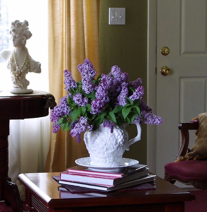 Happy To Design Lilacs in the Living Room