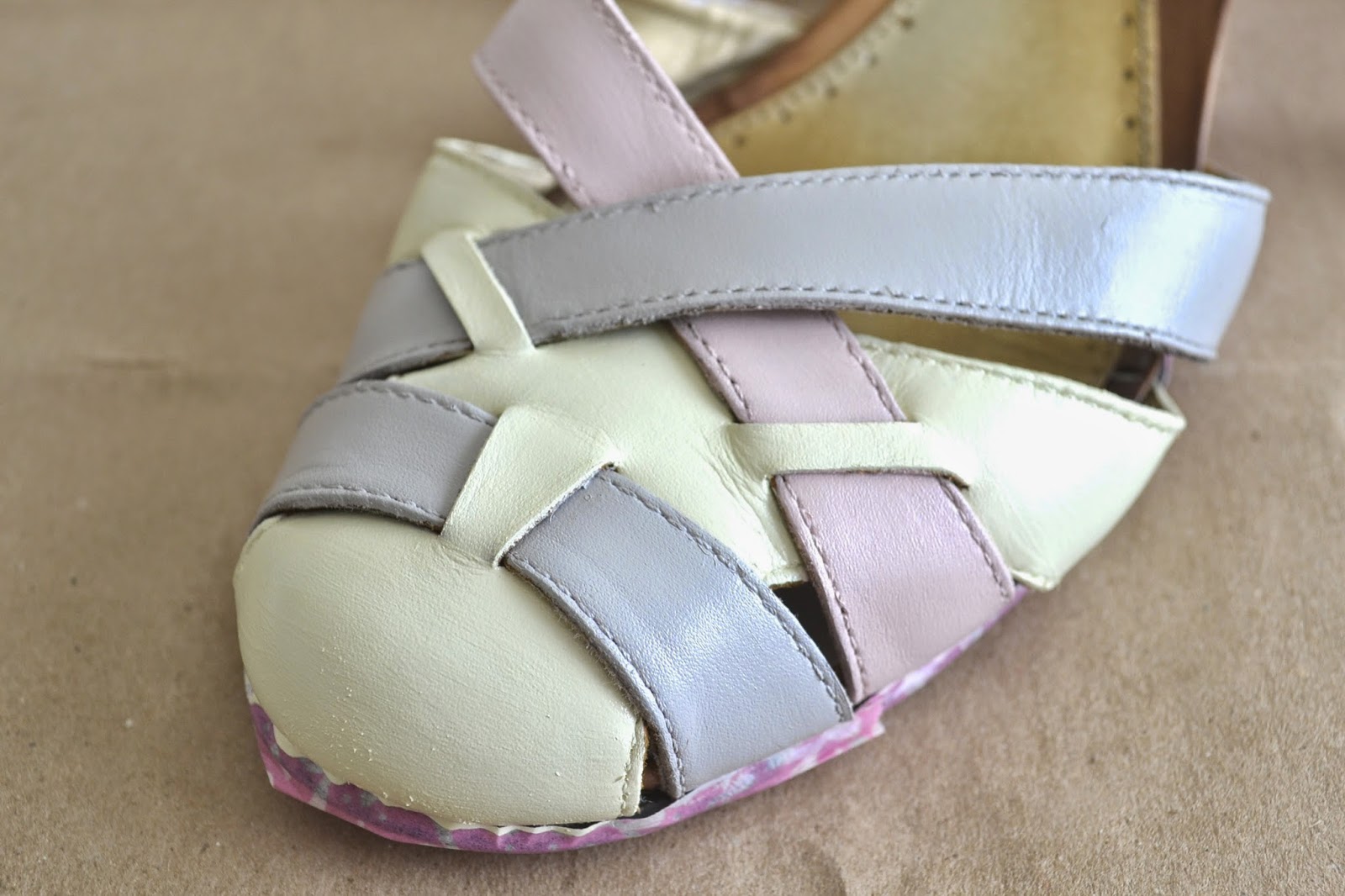 Tea Rose Home Tutorial How to Paint Leather Shoes