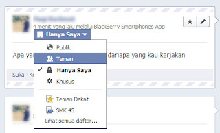 , Cara Update Status FB Seperti Melalui Blackberry Asli, Status via