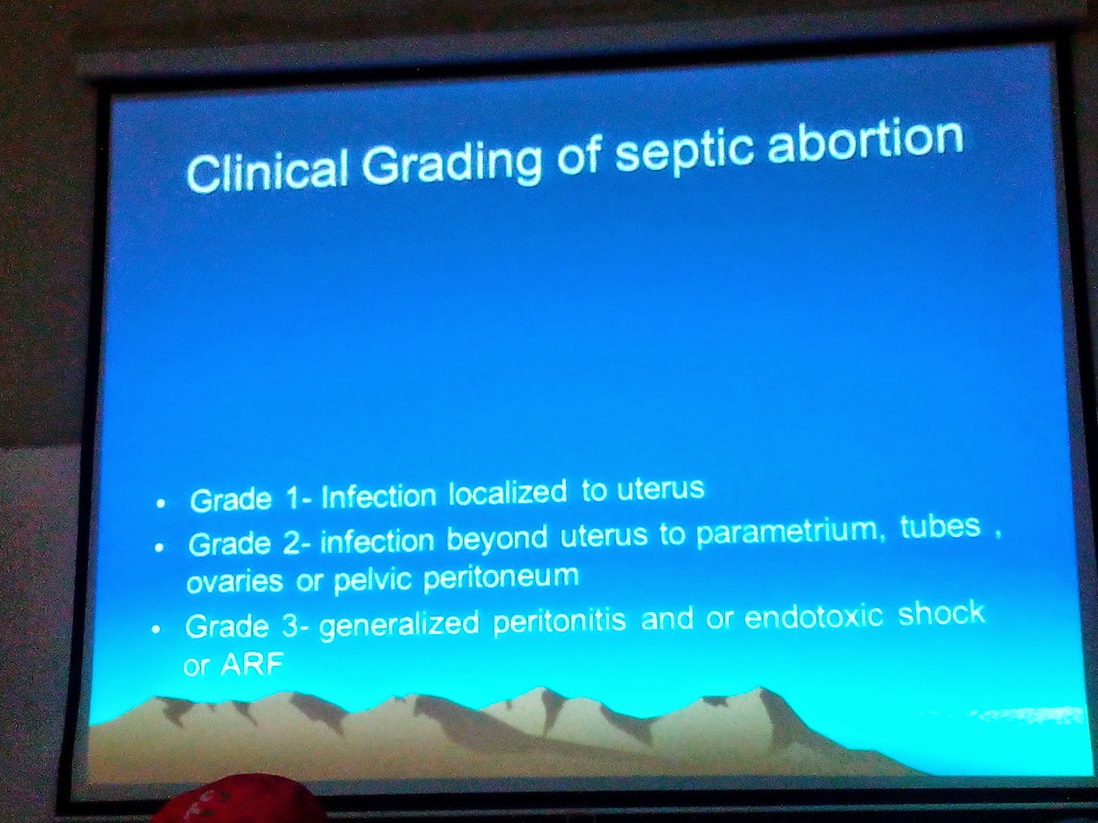 Lecture Slides; Surgery; Septic Abortion