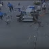 Caught On Cam: A student was walking on a sidewalk when something horrifying happened!