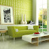 Green Living Room Interior Design