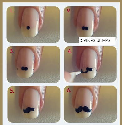 Tutorial de Unhas Decoradas Passo a passo de Tutorial de Unhas Decoradas