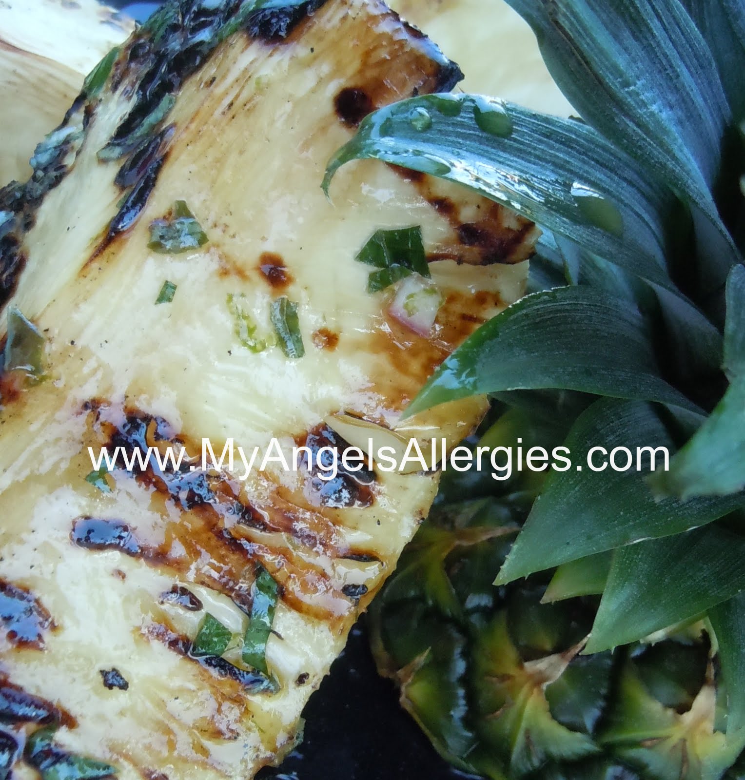 Grilled Pineapple Wedges My Angel's Allergies