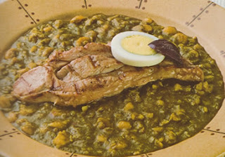 Pepián de garbanzos con pavita recetas