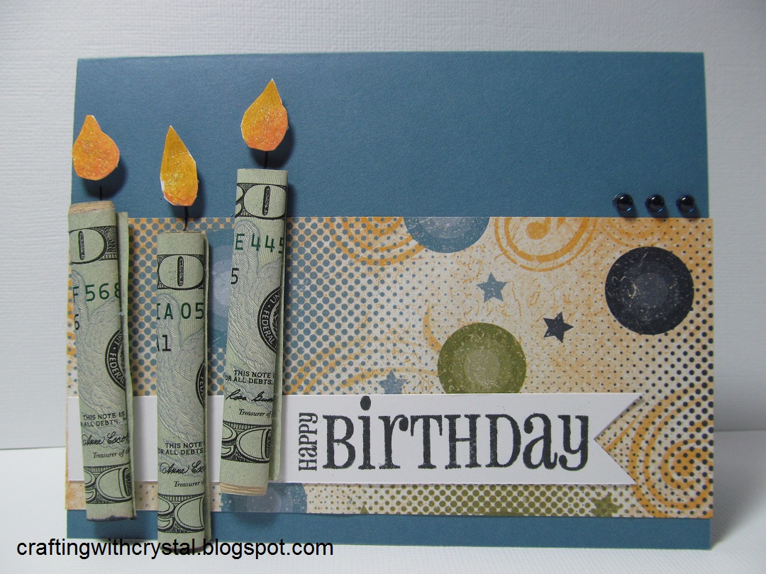 Money Gift Cards - crafting with crystal money gift on the card Money Gift Cards - crafting with crystal money gift on the card