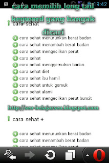 cara memilih long tail keyword yang banyak dicari http://seo-belajarseo.blogspot.com