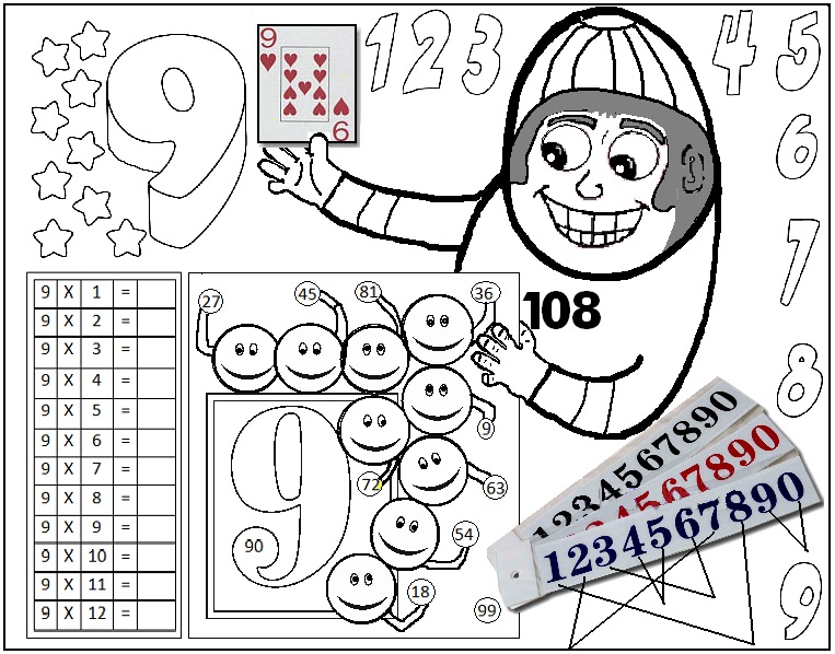 Matemática Entretenida EDP LA TABLA DEL NUEVE