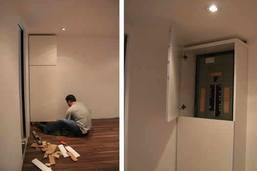 Just about all the incoming projects : January 2013 ideas to hide fuse box 