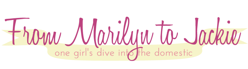 Marilyn to Jackie, One Girl's Dive into the Domestic