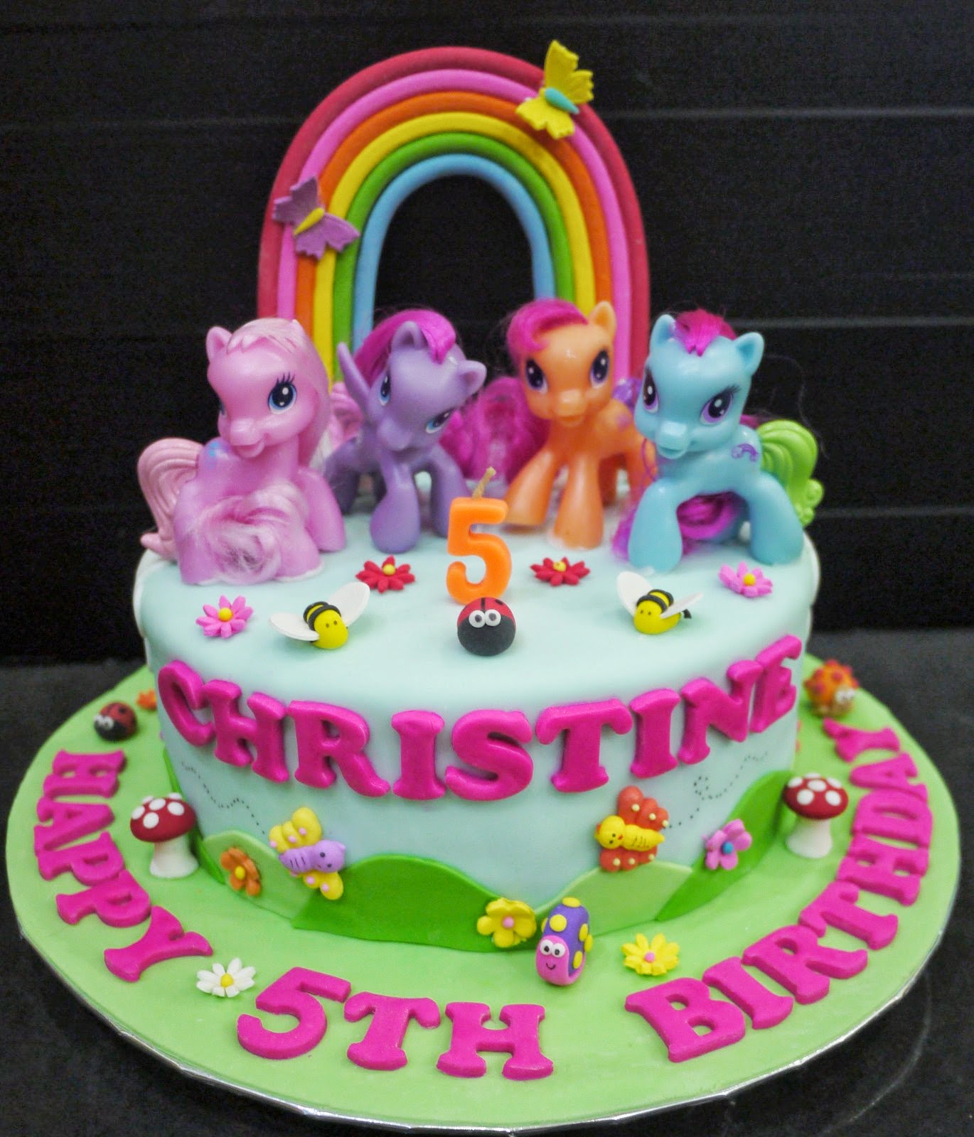 Cupcake Divinity: Christine s My Little Pony cake