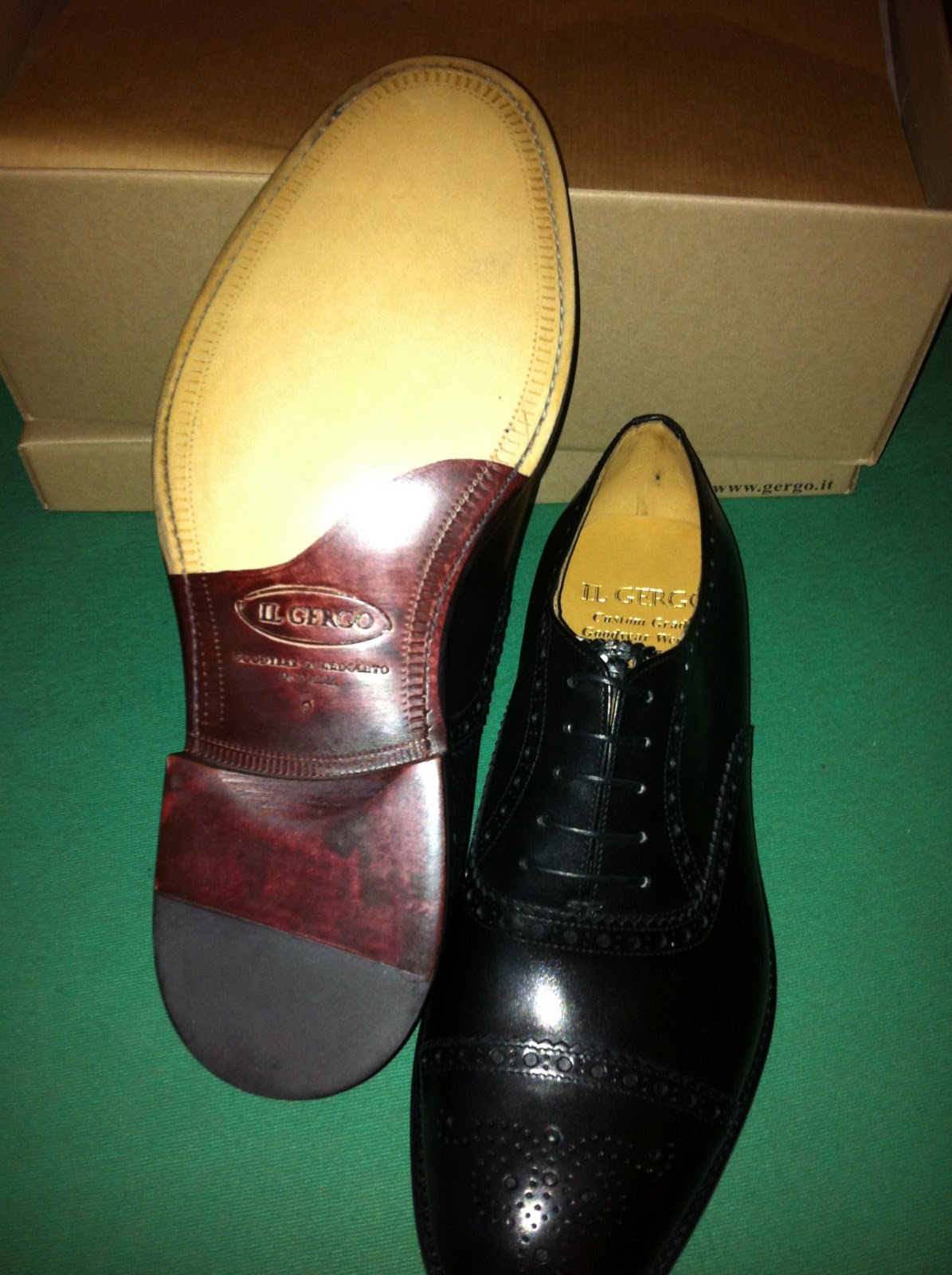 Vintage Odds and Ends Il Gergo Italian Handcrafted Shoes