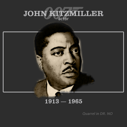 Bond Blog de Nederlandse James Bond website Honderd jaar John Kitzmiller